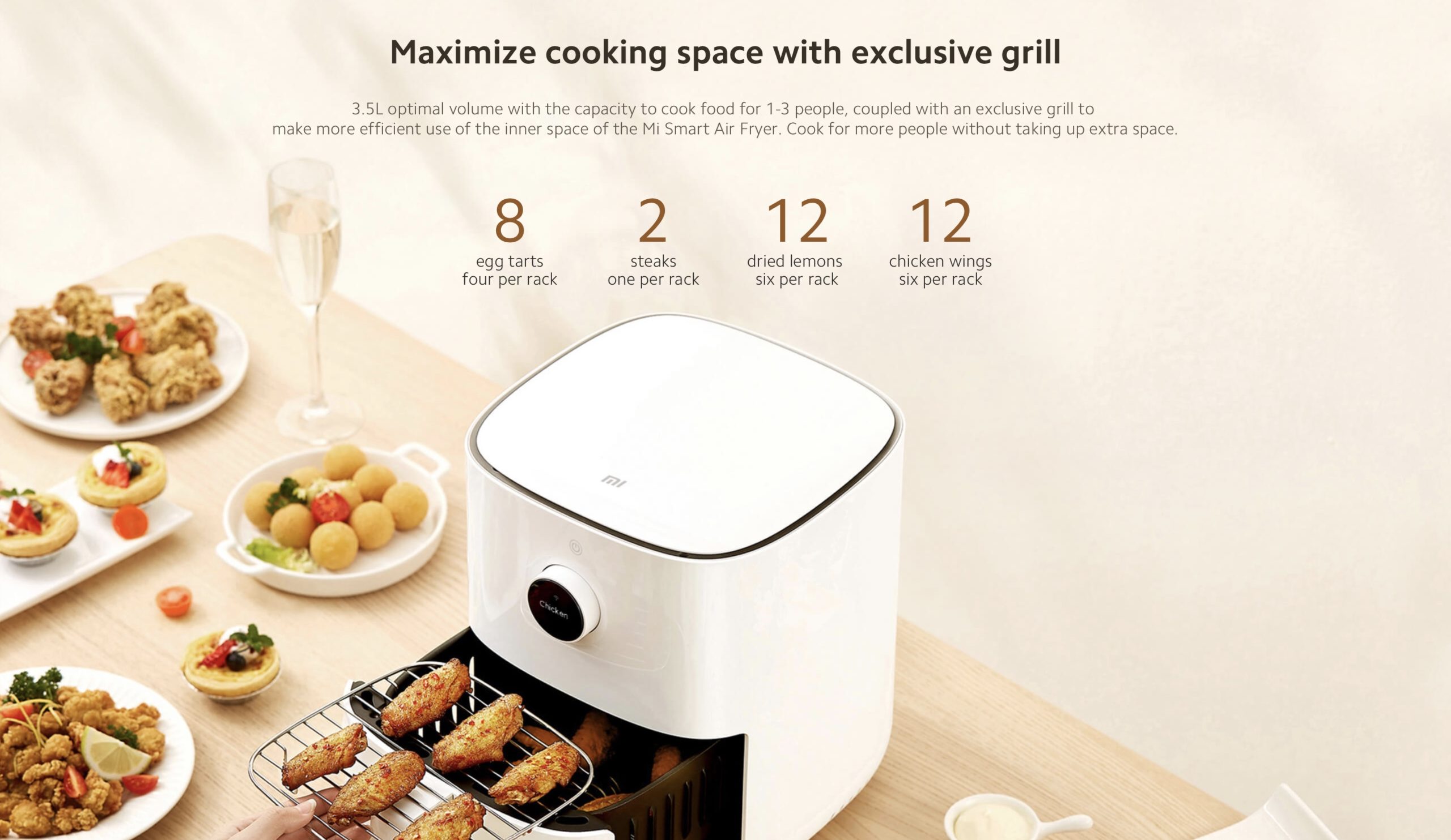 Mi Smart Air Fryer 3.5L: Cook Healthy!